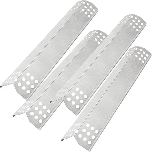Flame Tamers Replacement for Nexgrill 720-0830H 720-0783E, Grillmaster 720-0697 Grills, Heat Plate Shields for GrillMaster 720-0697, BHG 720-0783H, Nexgrill 720-0925, Members Mark 720-0830G (4-Pack)