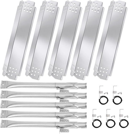 Nexgrill Replacement Parts for 720-0830H 720-0888 720-0888N-5 Burner Tubes 5 Heat Plates 5 Igniters Stainless Steel Kit
