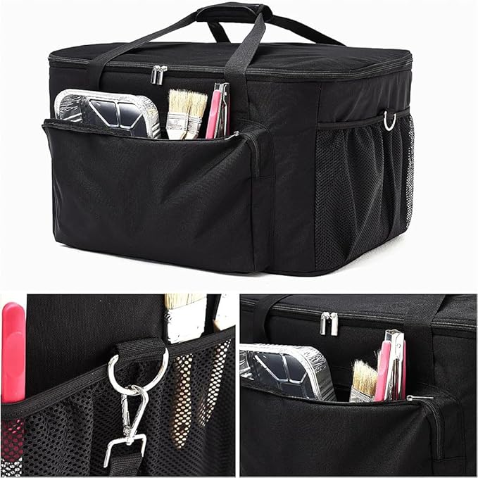 Grill Carry Bag for Ninja Woodfire Series OG701, OG751, OG700,Grill Cover Bag with Multi Storage Pockets for Outdoor Grill Tools & Accessories, Only Bag