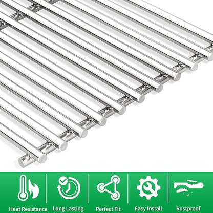Charleston Grill Grates for Pit Boss 1020 PB1020NX Cooking Grid Replacement Parts Pitboss Stainless Steel Pellet Grill Combo Smoker Accessories BBQ Grilling Rack