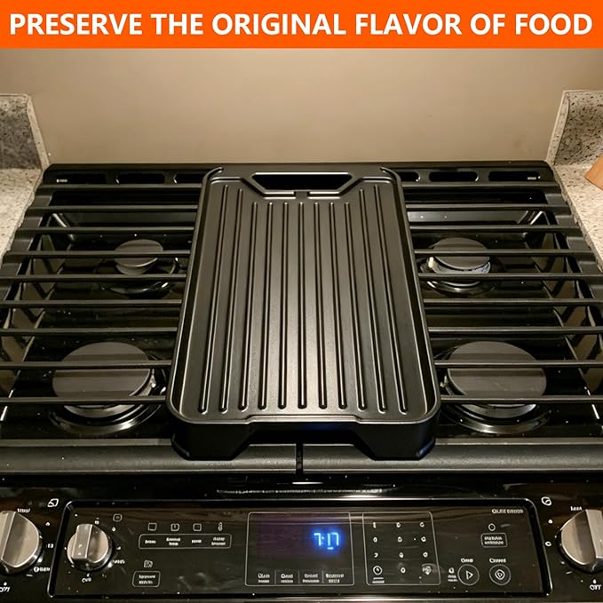 BAC609 Reversible Cast Iron Griddle Plate for Traeger Pro 575 780, Ironwood XL, Timberline, Eastwood & Century, Ridgeland 572, Pro Series 22 34, 18.2" x 11" Grill Accessories Replacement Parts