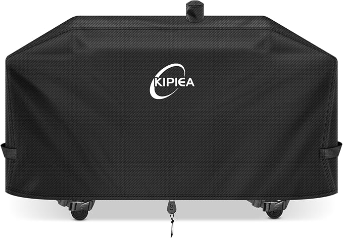 600D Heavy Duty Pellet Grill Cover for Pit Boss Memphis Combo Grill, Waterproof Wood Pellet Smoker Cover with Windproof Buckles, UV Resistant, No Tear, No Fading