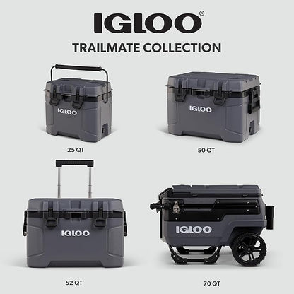 Igloo Trailmate Journey 70Qt Wheeled Cooler | Insulated Hard Shell Ice Chest