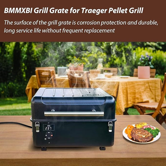 BAC475 Grill Grates Replacement for Traeger Ranger TFT18KLD Grill Replacement Parts, Stainless Steel Cooking Grate for TFT18KLH Traeger Wood Pellets Grill for Camp, Tailgating and Outdoor Cooking