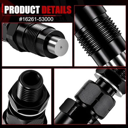 Fuel Injectors Set of 4 Compatible with Kubota V1505 V1505T V1305 V1205 D905 D1005 D1105 Engine 16032-53000 16032-53902