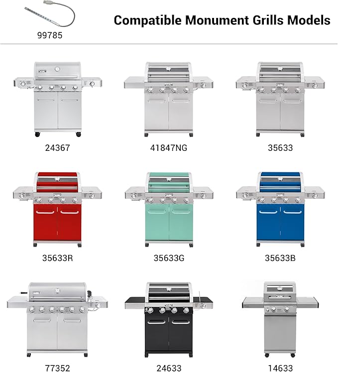 Monument Grills USB Light, Grill Light for Grilling and BBQ