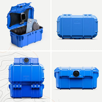 Evergreen 58 Waterproof Dry Box Protective Case - Travel Safe/Mil Spec/USA Made - for Cameras, Lenses, Phones, Pistols, First Aid, Boating, Water Sports, Tacklebox, Ammo Can, Deck Boxes