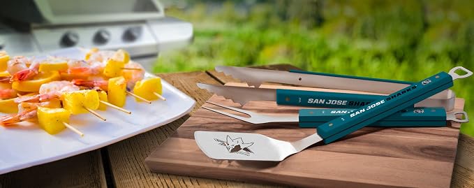 YouTheFan NHL 3PC Spirit Series BBQ Grill Set