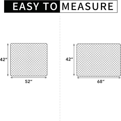 Easy-Going Sectional Couch Covers for Dogs L Shape Sofa Cover Reversible Sofa Slipcover Chaise Lounge Cover Furniture Protector Cover for Pets Dog Cat (42 x 68 inches, Coffee/Coffee) | Soft Sofa Slipcover For Dogs, Fits Left/Right Chaise Lounge Protect...