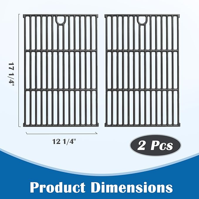 Grill Grates for Nexgrill 720-0925P 720-0925 720-0340 720-0925PG 720-0718A 730-0830MB Replacement Parts 4-Burner, Charbroil 463365021 463352521 463351021 463351221, Thermos 461252605 Gas Grill Parts