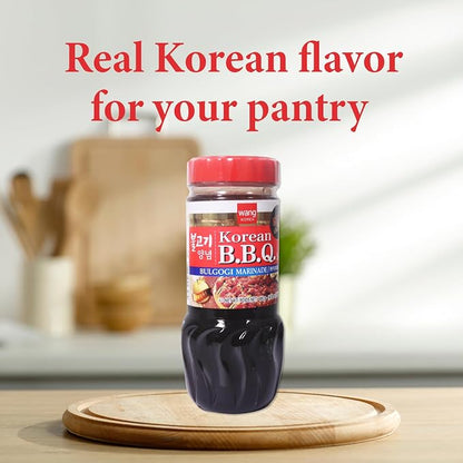 Wang Bulgogi Marinade, Sweet and Quick Fire Flavor, Korean Barbeque Sauce, 29.63 Ounce (Pack of 2)