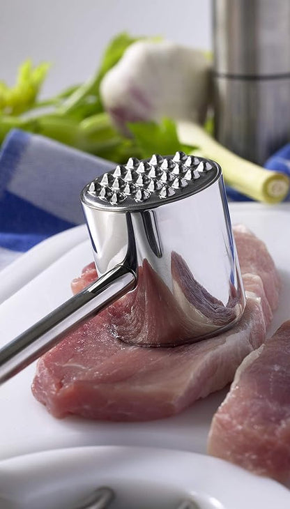 RÖSLE Stainless Steel Meat Hammer, High-Quality Hammer for Meat Tenderizing, Dishwasher Safe
