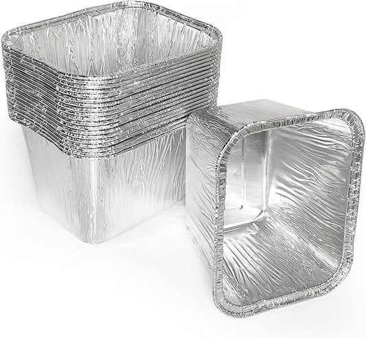 20PCS Disposable Aluminum Foil Grease Bucket Liners for Pitboss Griddle & Razor 4B Griddle, Country Smokers Portable Gas Griddle Accessories