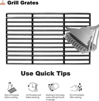 DGB390SNP-D Grate Replacement Parts for Dyna Glo DGB390SNP DGB390BNP-D BGB390SNP DGB390CNP DGB390GNP-D Grill Grates Dyna-glo 3 Burner Gas Grill Cast Iron Cooking Grates Grill Parts 104-13002