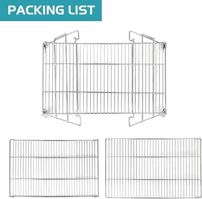 Jerky Racks for Traeger Smoker Pro 575 22 34 780 Grilling Cooling Warming Rack for Pit Boss 21" Depth Barrel Pellet Grill Pitboss 820 850 Austin XL Parts 3 Tiered Seasoning Smoking BBQ Accessories