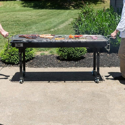 Backyard Pro CHAR60 60" Heavy-Duty Steel Charcoal Grill with Removable Legs and Cover