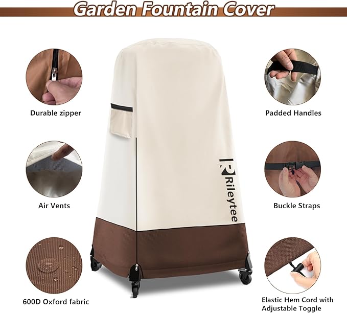 Pizza Oven Cover for Gozney Arc,Arc XL,Dome,Dome S1 Pizza Oven with Stand,Outdoor Heavy Duty 600D Waterproof Dustproof Pizza Oven Cover
