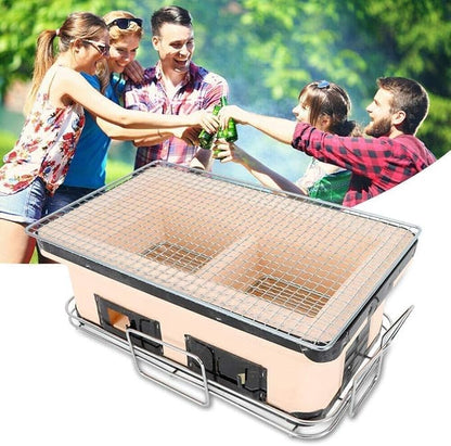 Charcoal Table Grid, Table Grid, Ceramic Charcoal Grill, Japanese Yakitori Barbecue Grill, Porous Ceramic Barbecue Barbecue