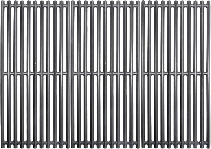 Hongso 17 Inch Cast Iron Grill Grates for Charbroil 463242516 463242515 463355220 463367016 463243016 463342620 Commercial and Signature Series Tru-Infrared 3 Burner Models with G466-0025-W1A