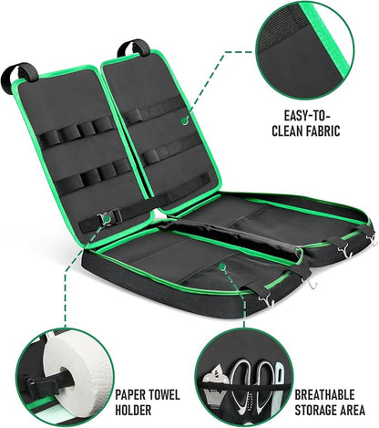 FANGSUN Camping Cooking Set, 16 PCS Portable Camping Utensil Set | Hanging Straps, Carrying Bag, Compact Storage, Outdoor Cooking Essentials, Picnicking, RV Camping & Hiking, Backpacking