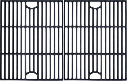 GGC 17 Inch Grill Grates Replacement for Nexgrill 4&5 Burner 720-0830H 720-0783E 720-0670A 720-888N, Kenmore 41516106210, Charbroil 463241113, 2PCS Cast Iron Cooking Grates(17" x 13 1/4" Each)