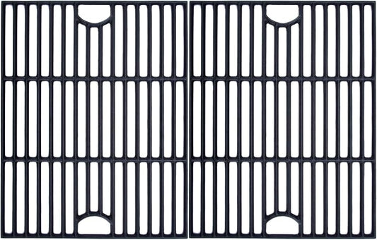 GGC 17 Inch Grill Grates Replacement for Nexgrill 4&5 Burner 720-0830H 720-0783E 720-0670A 720-888N, Kenmore 41516106210, Charbroil 463241113, 2PCS Cast Iron Cooking Grates(17" x 13 1/4" Each)