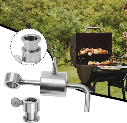 Stainless Steel Grill Rotisserie Spit Balance Kit, Grill Spit Rod Counter Balance For Rotisserie Accessories Balancing Tool BBQ Oven Balance Skewer Rotisserie Rod Limiter