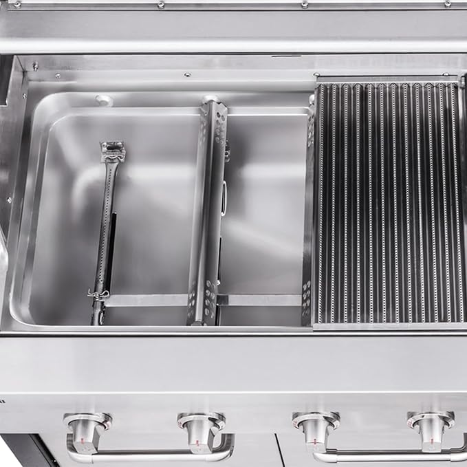 G362-2100-W1 Grill Replacement Kit for Charbroil TRU-Infrared 463642316 463644220 463632320 463675016 463644220 463245518, Grill Grate, Heat Plates and Burner Kit for Charbroil 466642416