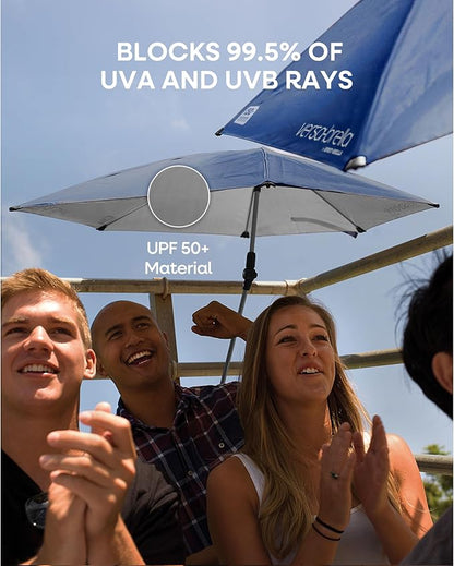 Sport-Brella Versa-Brella SPF 50+ Protection Adjustable Umbrella with Universal Clamp