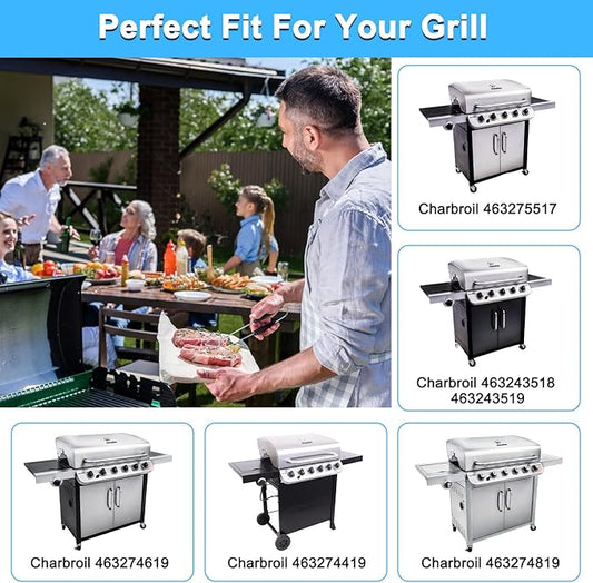 Grill Replacement Parts for Charbroil Performance 463275517 463243518 463243519 463274419 463274819 Gas Grills, G470-5200-W1, G470-0004-W1A, G470-0002-W1, G470-0003-W1, G321-0005-W1