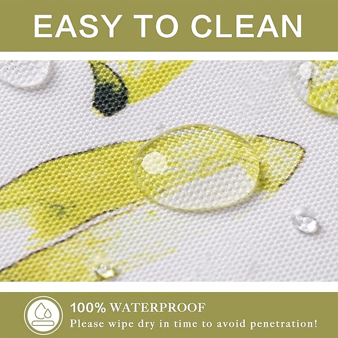 UMINEUX 60" Outdoor Round Tablecloth with Umbrella Hole and Zipper | Spring/Summer Waterproof Round Patio Table Cover for Picnic/BBQ/Garden, Butterfly