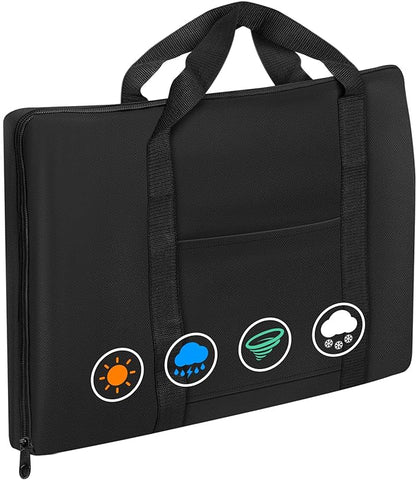 ZBXFCSH Heavy Duty 600D Polyester Medium Griddle Bag compatible with Camp Chef Single Burner Griddle Carry Bag - SG30, CGG16, SG14, FG20, MSG20 Cast Iron Griddle Bag Accessories -22''L×18‘’W ×1‘’H