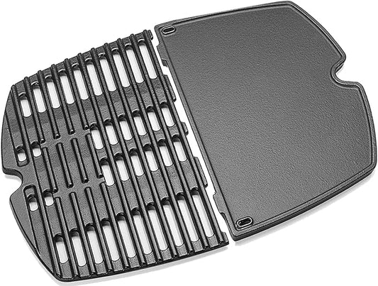 7644 Cooking Grates for Weber 516002,516001,50060001,51010001,51060001, for Baby Weber q Gas Grill Q100,Q1000,Q120,Q1200,Q1400,Cast Iron Grill Parts,2 Packs