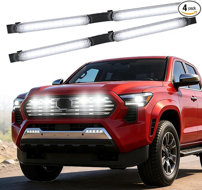 White Led Grills Lights for 2024 2025 2026 Toyota Tacoma Limited | amber ,white ,RGB 2025 2026 tacoma limited grille light assembly