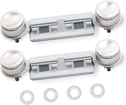 BlueStars WB16K10026 WB29K17 Double Burner Assembly Replacement - Compatible with G.E Kenmore Hot.point Ranges - Replaces 868697 AP2633210 WB16K10003 65932 PS232404 - PACK OF 2