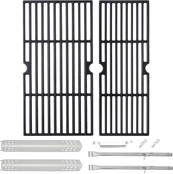 463673519 463625219 463625217 Grates Heat Tent 2 Burner Grill Replacement Parts for Charbroil Gas Grill Parts G470-0002-W1 G470-0004-W1A G470-5200-W1 463673017 463673517 463673519P1 463673019