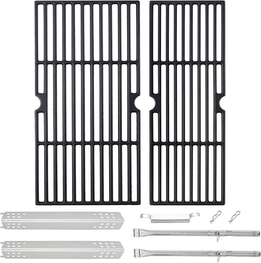 463673519 463625219 463625217 Grates Heat Tent 2 Burner Grill Replacement Parts for Charbroil Gas Grill Parts G470-0002-W1 G470-0004-W1A G470-5200-W1 463673017 463673517 463673519P1 463673019