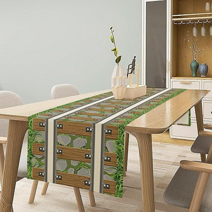 Western Railroad Track Party Decorations Cowboy Wild West Train Railroad Table Runner for Kitchen Dining Table WeddingGraduation Party 13x108in