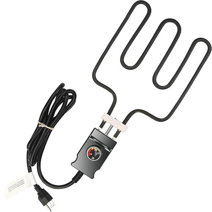 Heating Element Replacement for Masterbuilt Analog Control with Thermostat Power Cord Controller 1400 Watt Part 9907150014 Electric Smoker Grill Accessories