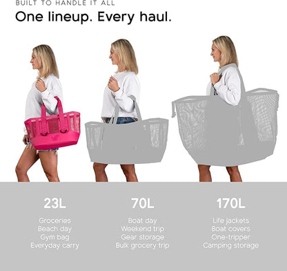 MISSION Boat Gear CASSI Heavy-Duty Outdoor Tote and Waterproof Marine-Grade Mesh Boat Bags