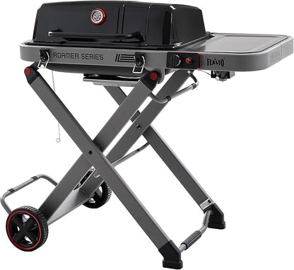 Feasto Propane Gas Grill with Foldable Cart & Heavy-Duty Build, All-Terrain Large Wheels for Easy Moving, BBQ Grill for Outdoor Cooking, Backyard, Camping & Tailgating