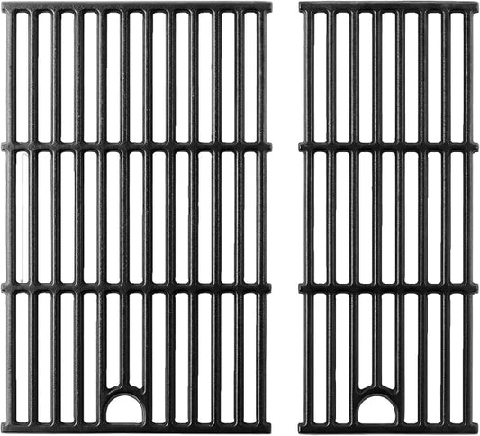 463630021 Grill Grates Replacement Parts for Charbroil Performance 2 Burner Grill Parts G426-0005-W1 G426-0004-W1 Cast Iron Cooking Grates Char Broil Gas Grill Parts 463660021 463660421 Grill Grids