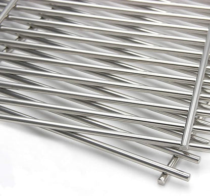 Hongso 304 Stainless Steel Grid Grates 54911 Replacement for VGBQ 30" T Series, VGBQ 41" T Series, VGBQ 53" T Series, VGBQ300T, VGBQ0302T, VGBQ3002RT, VGBQ4103RT Gas Grill, 23 1/4" x 11 1/2", 3 Pack