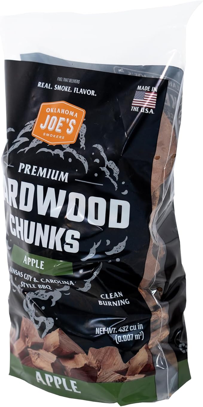Oklahoma Joe's Apple Wood Chunks, 432 cu in Bag - 3947294R04
