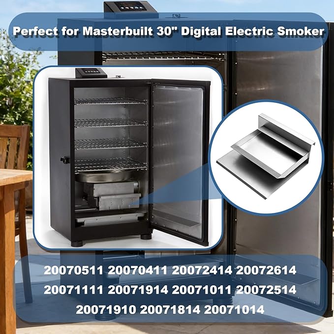 Wood Chip Tray Replacement Part for Masterbuilt 30 Inch Digital Electric Smoker 9007100018 Wood Chip Holder for Masterbuilt 990070024