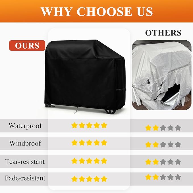 TheElves Outdoor Grill Covers Waterproof Heavy Duty for recteq Patio Legend 400 Pellet Smoker Grill - 41" W x 19" D x 43" H