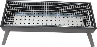 Luocute Barbecue Grill, Portable Charcoal BBQ with Folding Design, Removable Parts for Easy Cleaning, Iron Material for Outdoor Cooking Camping Picnics