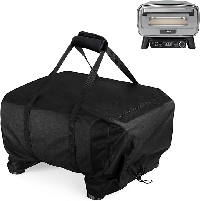 Pizza Oven Carry Cover for Ninja Artisan Outdoor Pizza Oven MO200 Series MO201, Carry Case with Durable Handle & Power Cord Storage Pocket