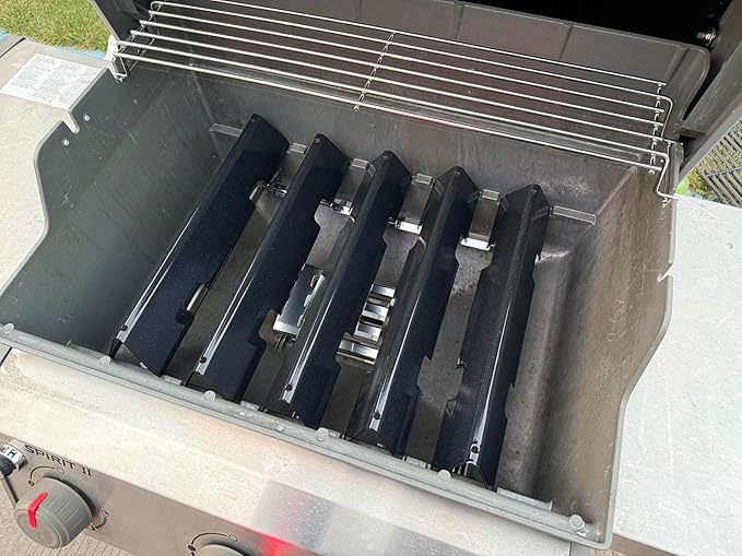Grill Replacement Parts for Weber Spirit 2 Grill Parts GS4 Spirit II E310 E320 S310 S320 Parts for Weber GS4 Spirit 2 Flavorizer Bars 7636 67046 69797 68843 & Heat Deflector 67060 Stainless Steel