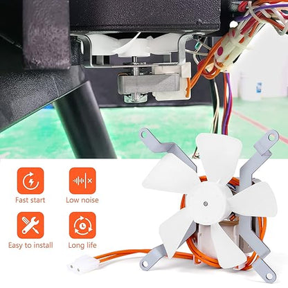 QuliMetal Induction Fan Replacement Part for Pit Boss, Traeger, Camp Chef, Z Grills and Sam's Club Pellet Grills – Durable Smoker Fan Motor Kit for Traeger KIT0019, Pit Boss Replacement Fan